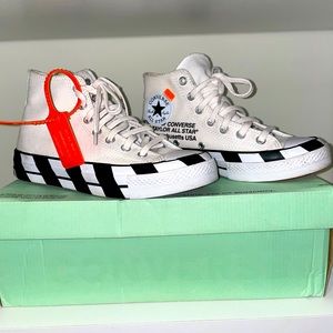OFF-WHITE CONVERSE -white